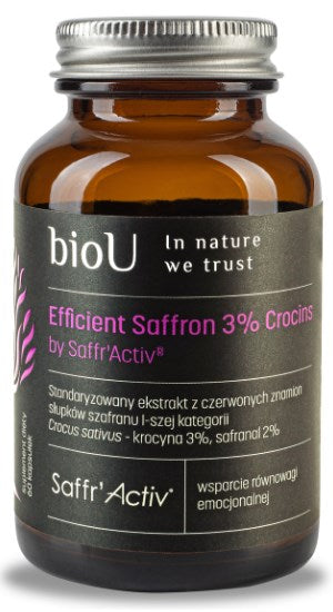 BIOU safrāns – efektīvs safrāns no Saffr'Activ, 60 kapsulas
