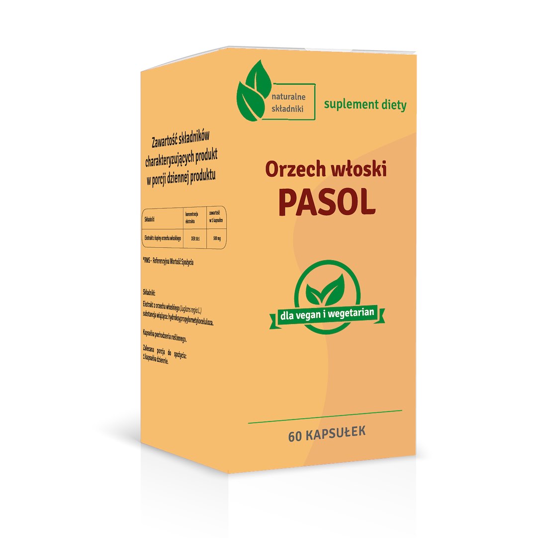 PCF valriekstu PASOL 500 mg 60 kapsulas
