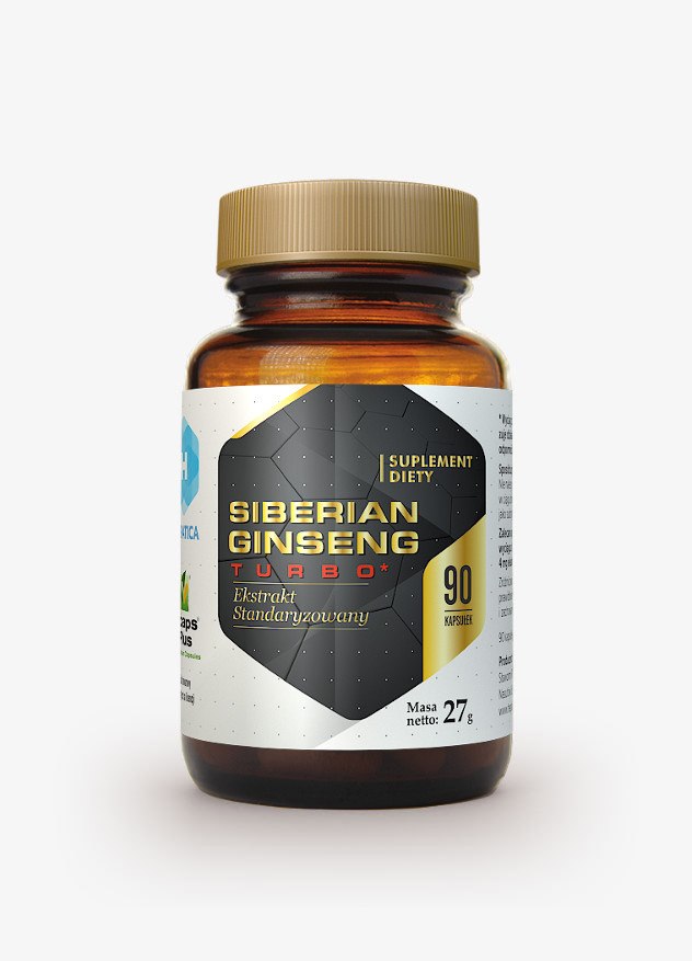 HEPATICA Sibīrijas žeņšeņa Turbo 90 kapsulas