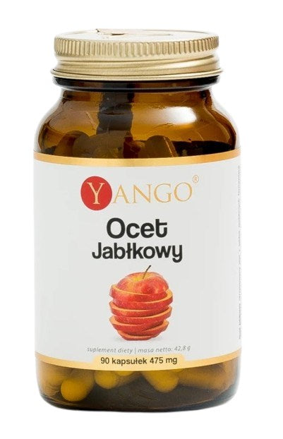 Yango ābolu sidra etiķis 475 mg 90 kapsulas