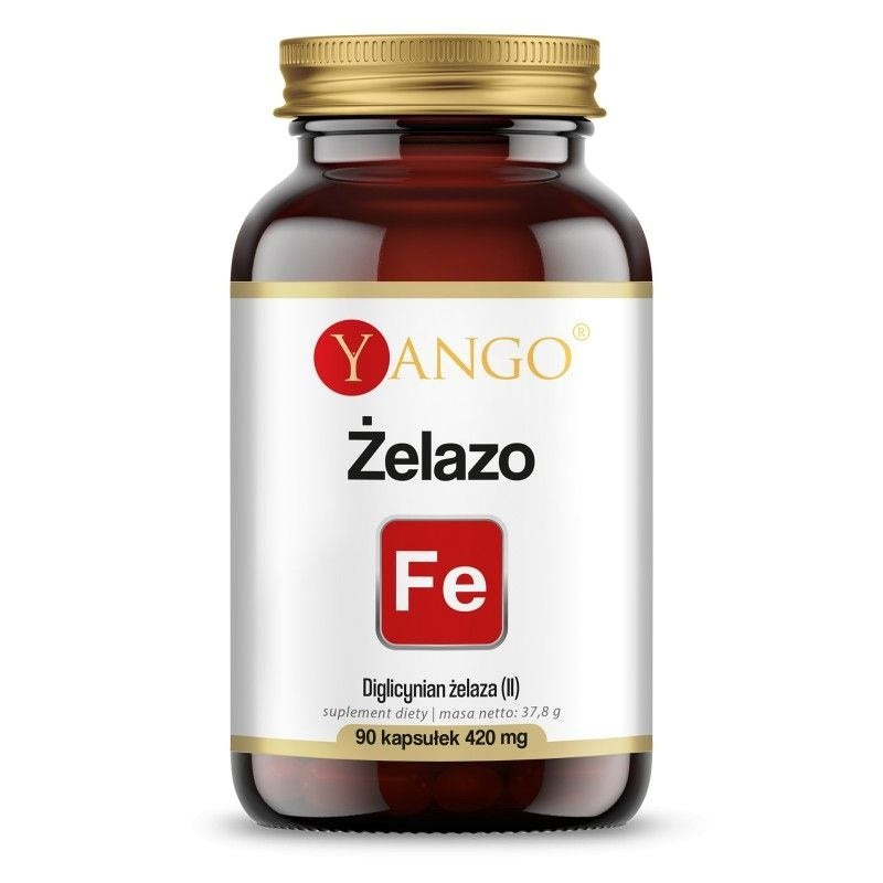 Yango Dzelzs – dzelzs bisglicināts 100 mg 90 kapsulas