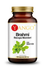 Yango Brahmi — 50% bakozīdu ekstrakts 100 kapsulas