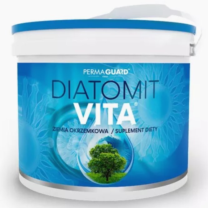 PERMA-GUARD Diatomite Vita – pārtikas kvalitātes diatomīta silīcijs 1 kg