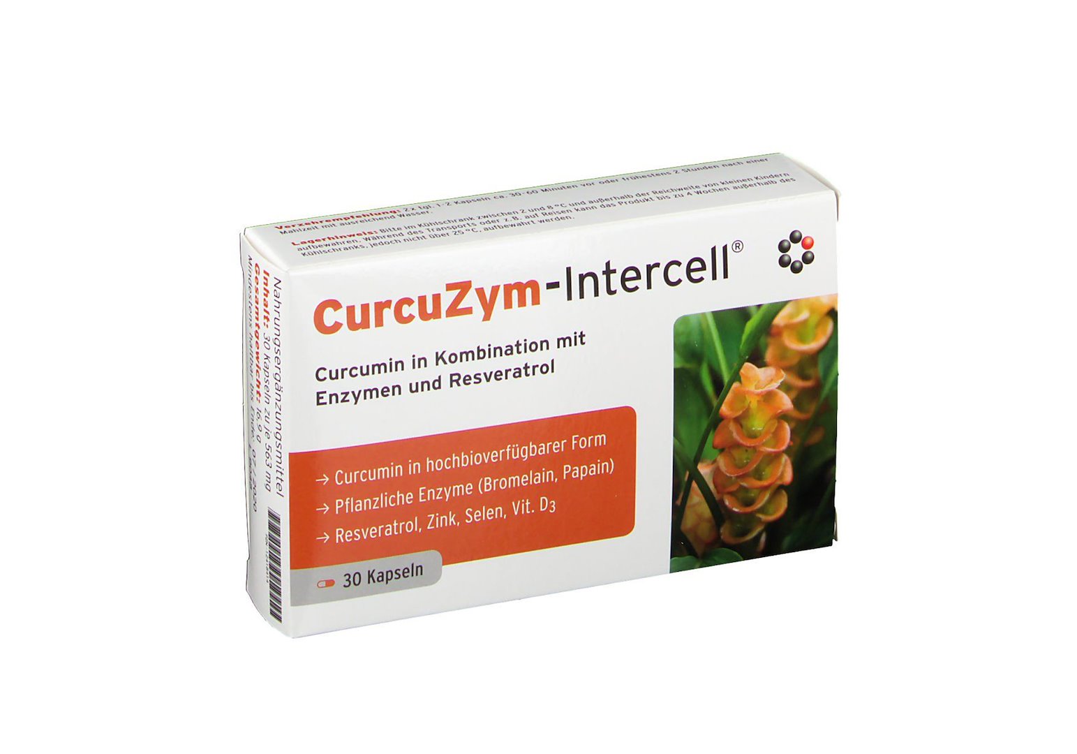 INTERCELL PHARMA CurcuZym-Intercell 30 kapsulas
