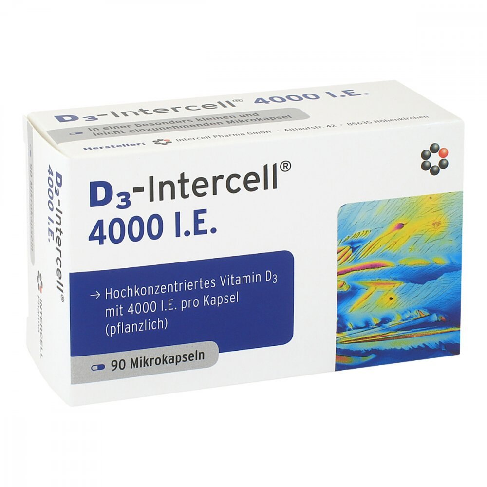 INTERCELL PHARMA D3-Intercell 4000 SV 90 kapsulas