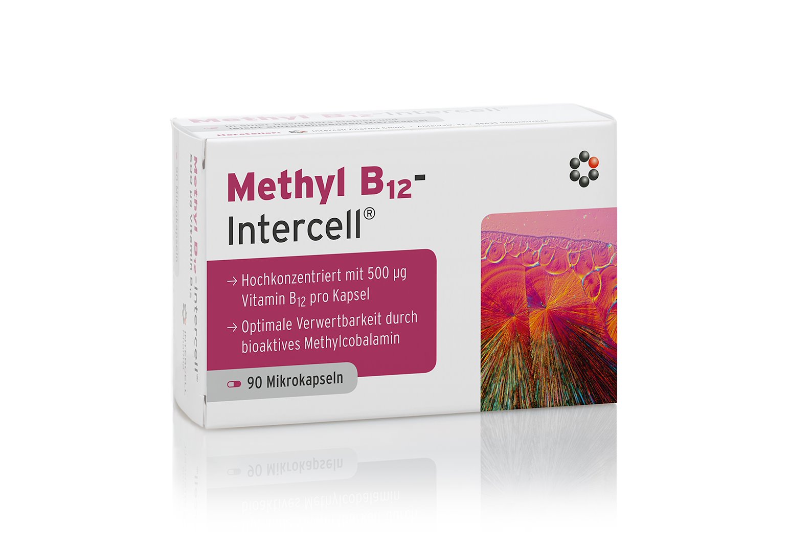 INTERCELL PHARMA Vitamīns metil B12 - Intercell 90 kapsulas
