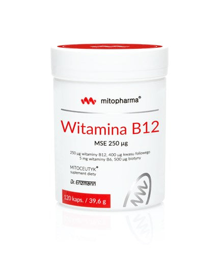 DR. ENZMANN MSE vitamīns B12 MSE 120 kapsulas
