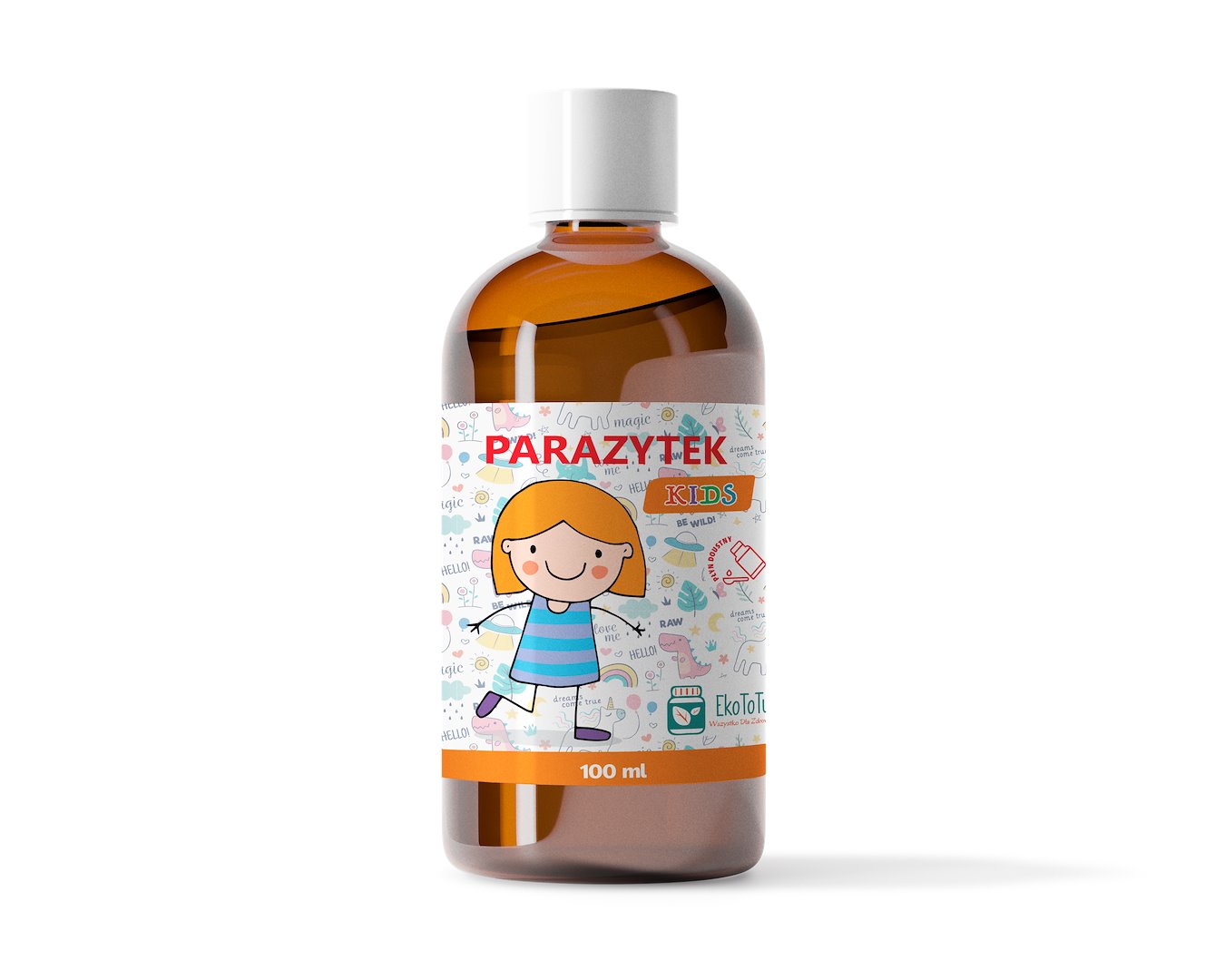 EKOTOTU Parazītu tīrīšanas līdzeklis bērniem - Dzeramais šķidrums bērniem 100 ml