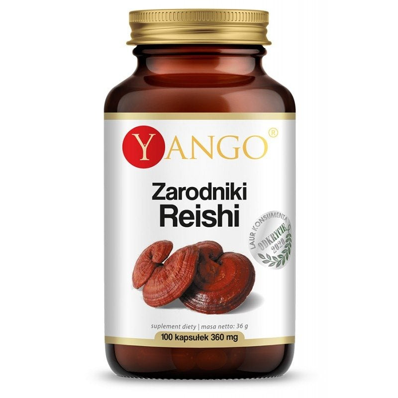 Yango Reishi sporas 100 kapsulu