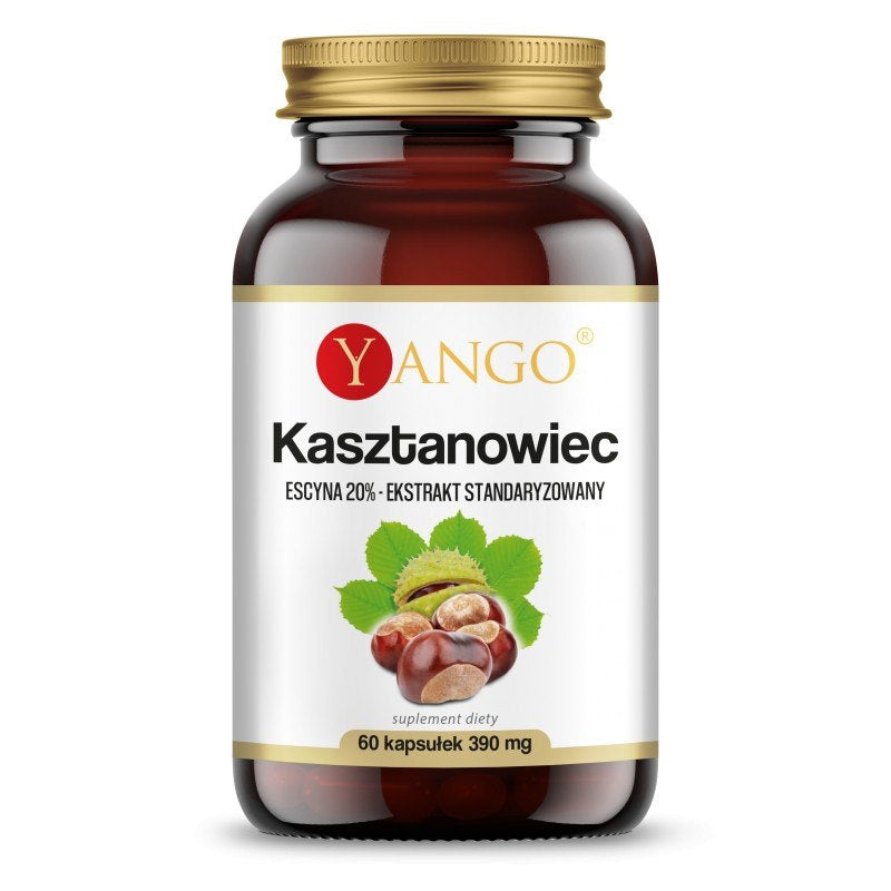 Yango zirgkastaņas – 20 % escīna 60 kapsulas