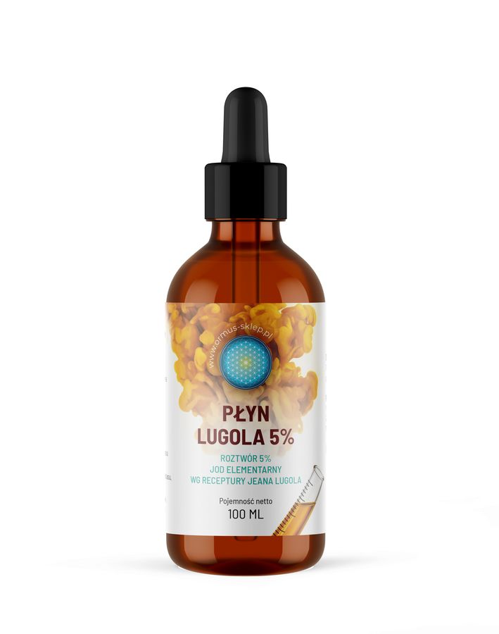 ORMUS Lugola jods 5 % tīra elementārā joda 100 ml