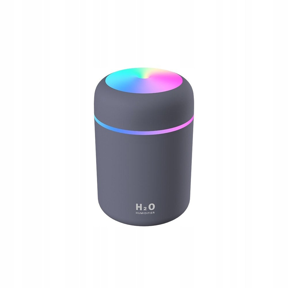 H2O gaisa mitrinātājs – eļļas difuzors – USB pelēks 2W