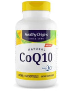 HEALTHY ORIGINS dabīgais koenzīms Q10 – koenzīms Q10 100 mg 60 kapsulas