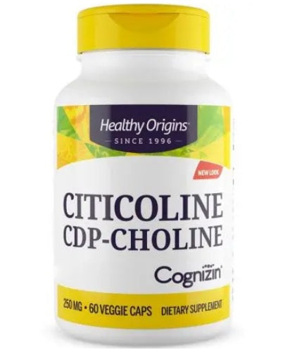 Healthy Origins Cognizin Citicoline CDP-Choline – citikolīns 250 mg 60 kapsulas