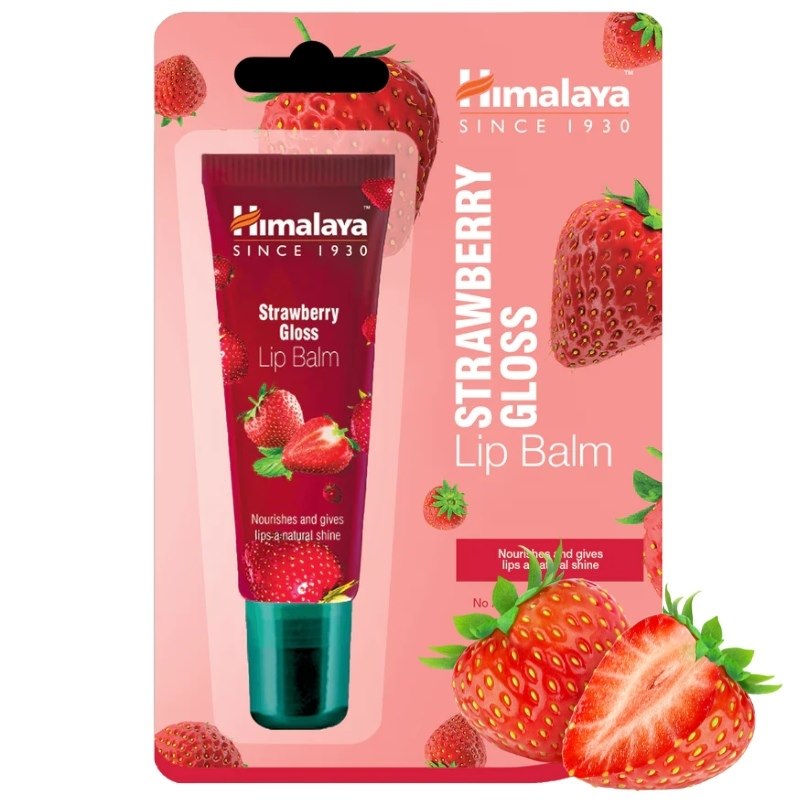 HIMALAYA zemeņu spīduma lūpu balzams 10 g