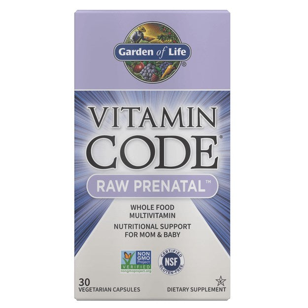 Garden of Life Vitamin Code RAW Prenatal, 30 kapsulas