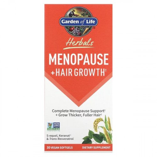Garden of Life Menopauze + Matu augšana 30 kapsulas