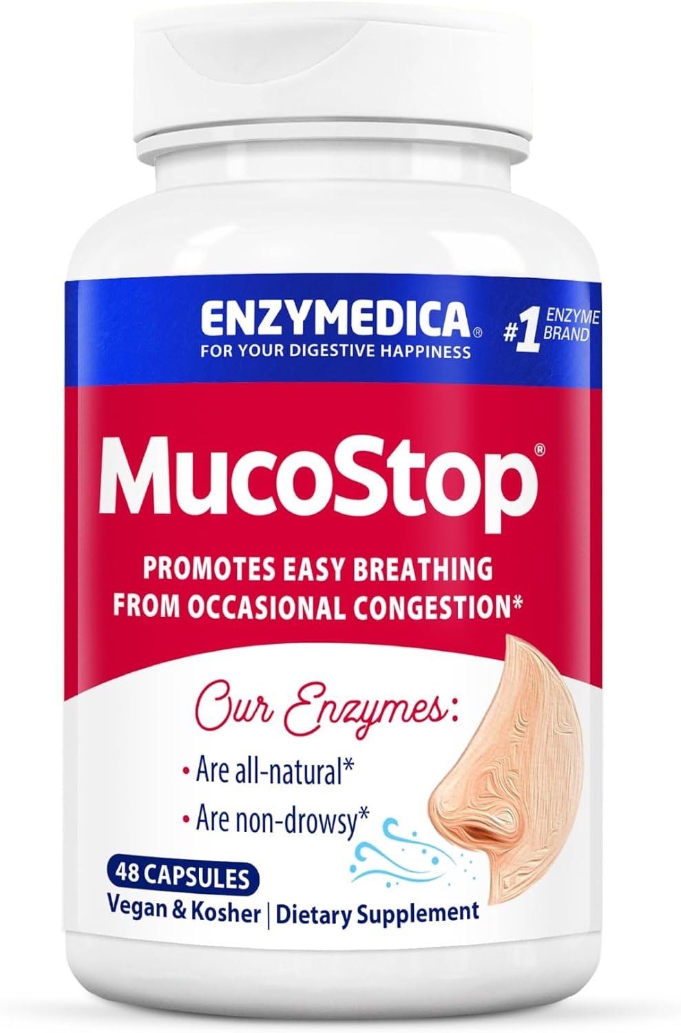 ENZYMEDICA MucoStop, 48 kapsulas