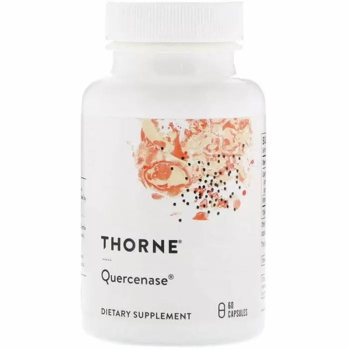 THORNE RESEARCH Quercenase – kvercetīns un bromelaīns 60 kapsulas