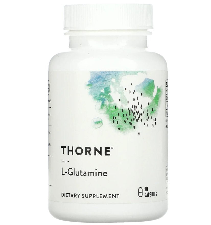 THORNE RESEARCH L-glutamīns - L-glutamīns 90 kapsulas