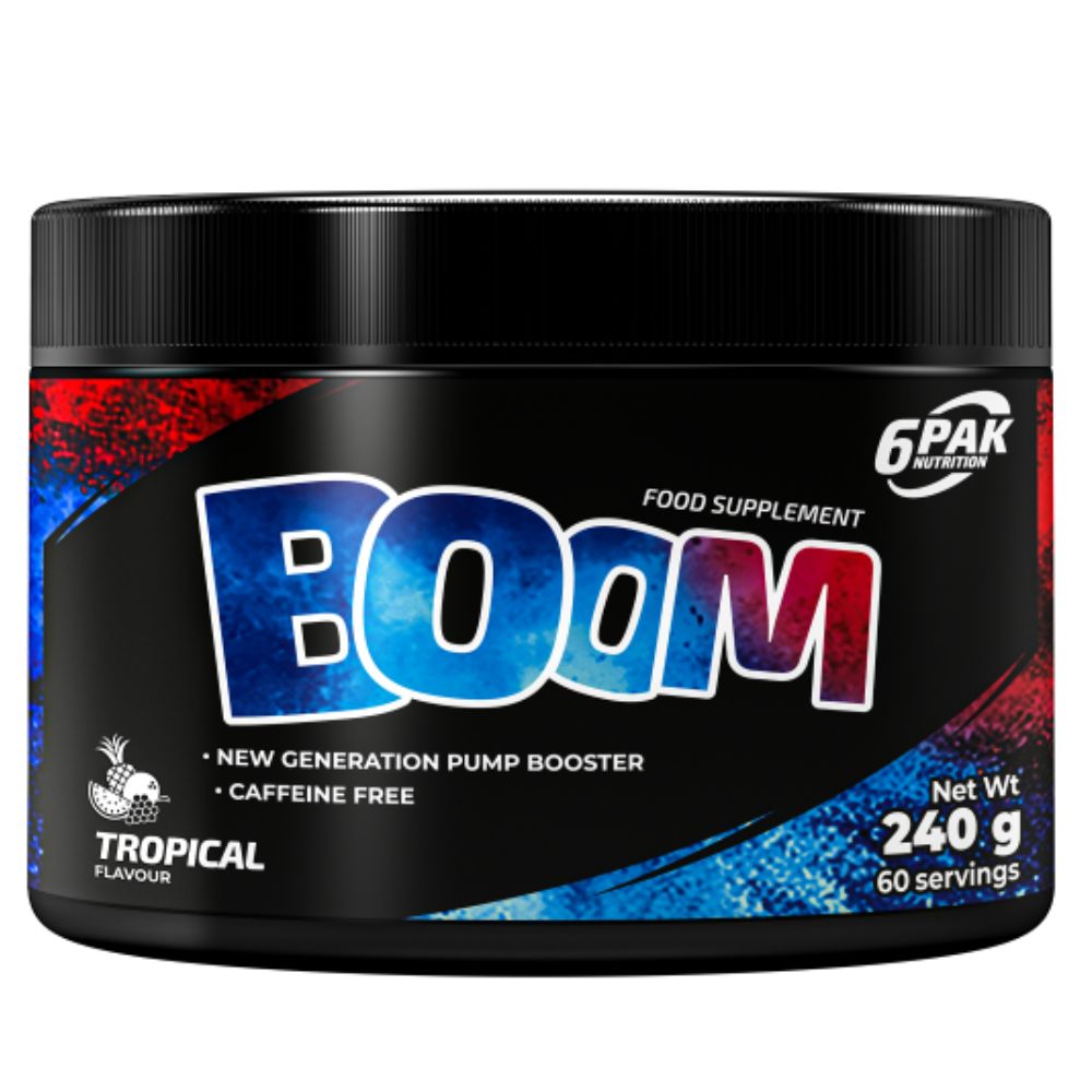 6PAK Tropical Boom prieš treniruotę - 240 g - Magnis.lt
