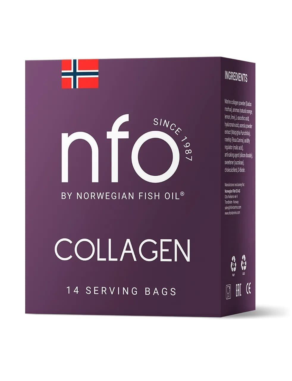 NFO Collagen - kolagēns 14 paciņas