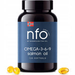 NFO Omega-3-6-9 lašu eļļa 120 mīkstās kapsulas
