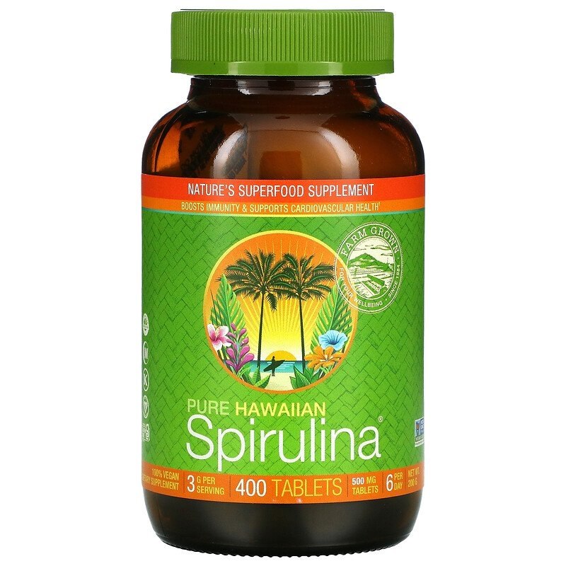 KENAY Havaju spirulīna Pacifica 400 tabletes