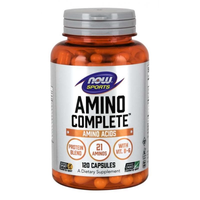 NOW FOODS Amino Complete - aminoskābju komplekss 120 kapsulas