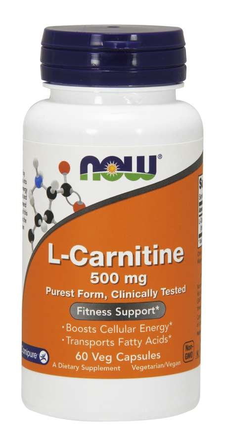 NOW FOODS L-karnitīns Carnipure 60 kapsulas