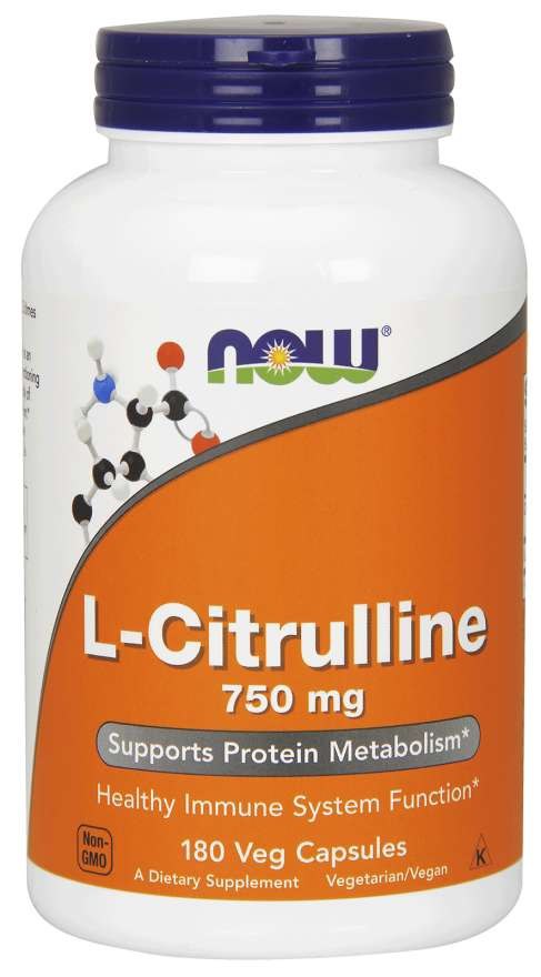 NOW FOODS L-Citrulīns 750 mg 180 kapsulas