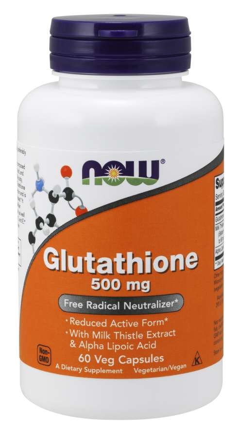 NOW FOODS Glutations 500 mg 60 kapsulas
