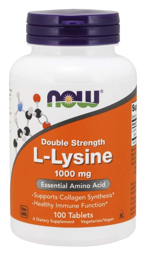 NOW FOODS L-Lizīns 1000 mg, 100 tabletes