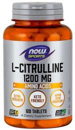 NOW FOODS L-Citrulīns 1200 mg 120 tabletes