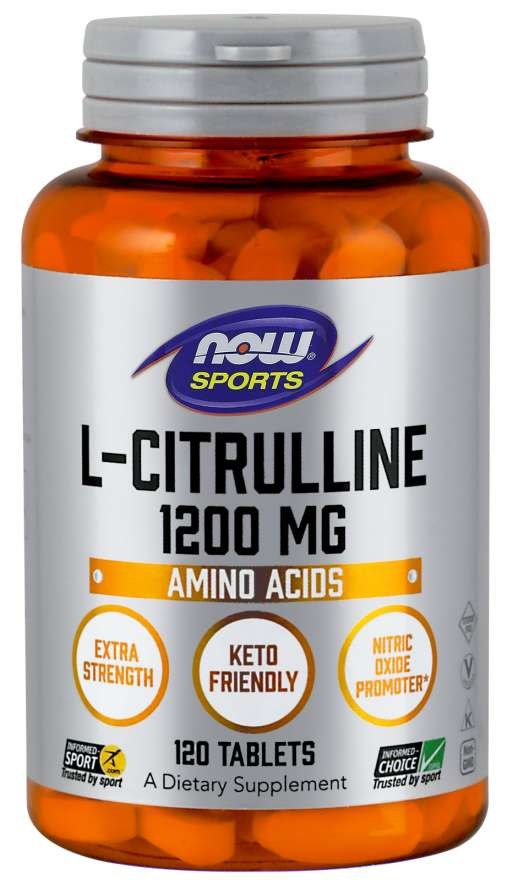 NOW FOODS L-Citrulīns 1200 mg 120 tabletes