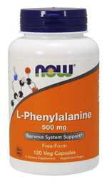 NOW FOODS L-fenilalanīns 120 kapsulu