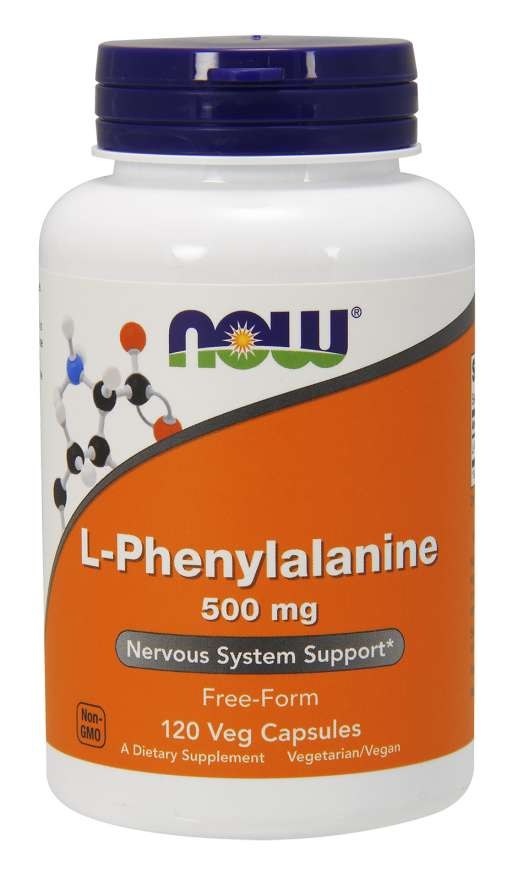 NOW FOODS L-fenilalanīns 120 kapsulu