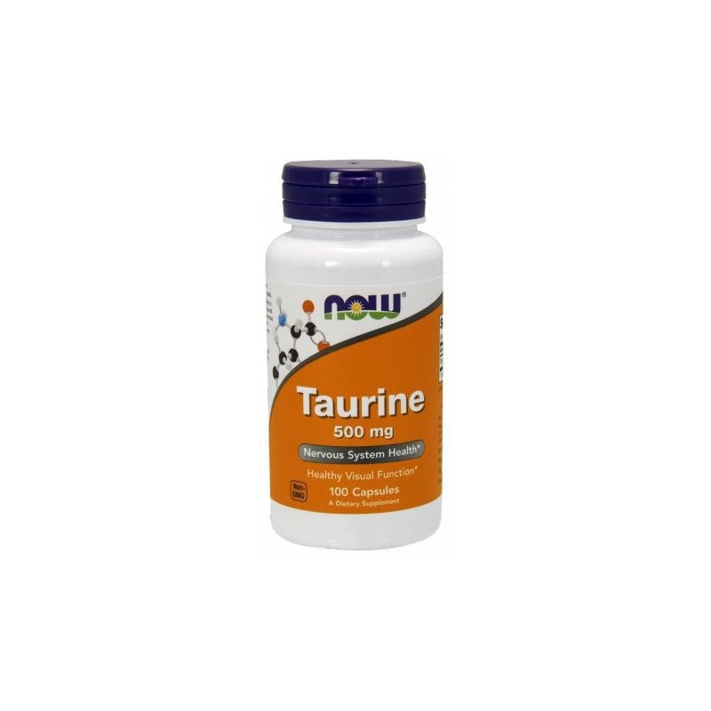 Now Foods Taurīns - Taurīns 500 mg 100 kapsulas