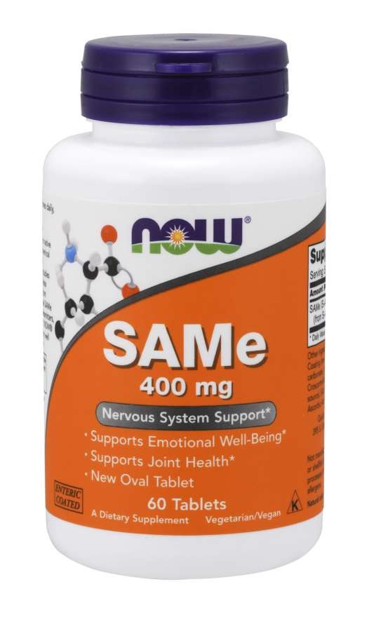 Now Foods SAMe - S-adenozil-L-metionīns 400 mg 60 tabletes