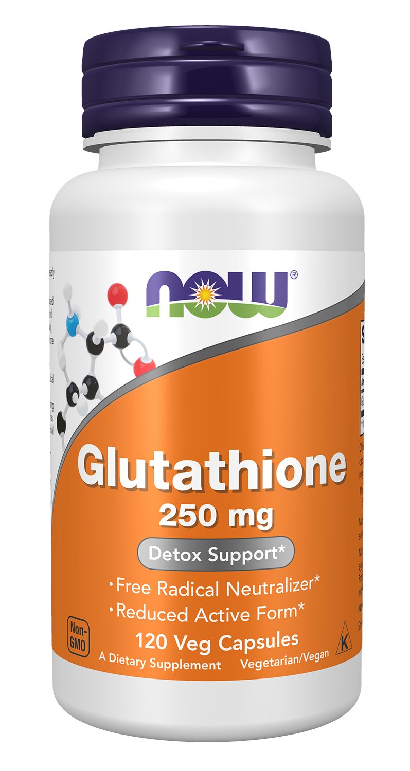 Now Foods Glutations 250 mg 120 kapsulas
