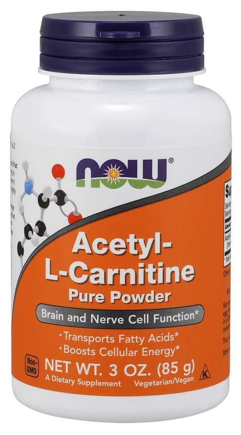 NOW FOODS Acetil-L-karnitīna HCl 85 g