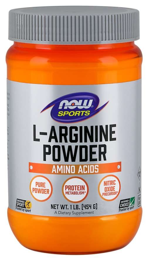 NOW FOODS L-arginīna pulveris 454 g