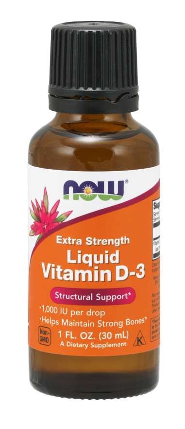 Now Foods D3 vitamīns 1000 SV MCT 30 ml