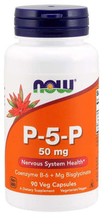 Now Foods P-5-P 50 mg - B6 vitamīns 90 kapsulas