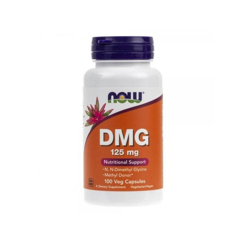 NOW FOODS DMG N-dimetilglicīns 125 mg 100 kapsulas