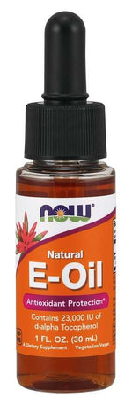 NOW FOODS E-Oil — dabīgs E vitamīns 30 ml
