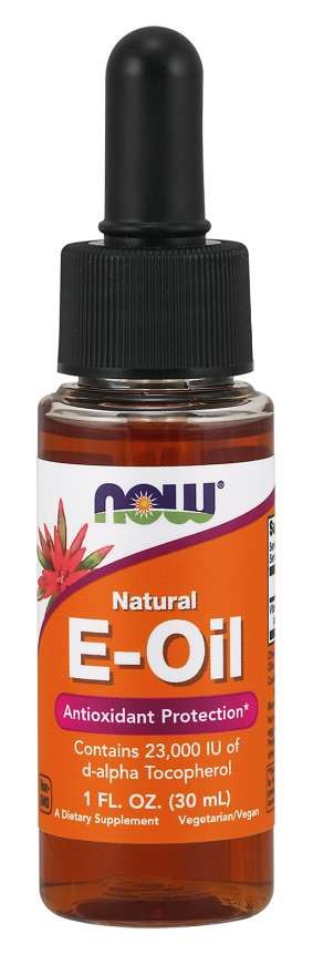NOW FOODS E-Oil — dabīgs E vitamīns 30 ml