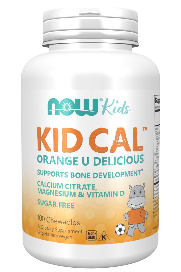 NOW FOODS Kid Cal – vitamīni un minerālvielas bērniem, 100 tabletes