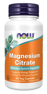 Now Foods magnija citrāts 60 kapsulas