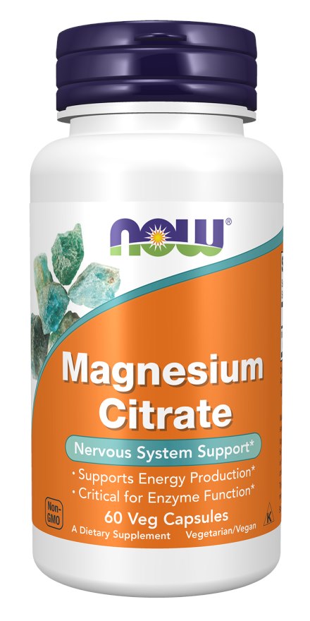 Now Foods magnija citrāts 60 kapsulas